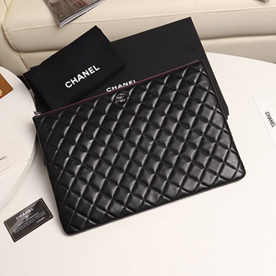 샤넬 파우치 클러치 백 A82552( 램스킨) 35cm