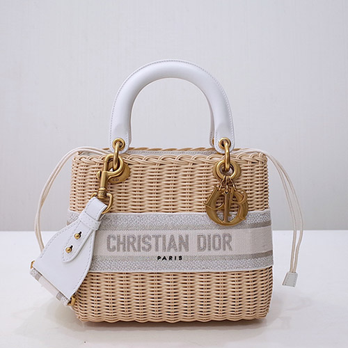 디올 레이디 미디엄 위커백 M0565 (24cm 라지)