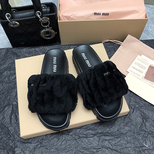 미우미우 슬리퍼 M2308139