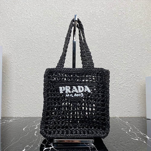 프라다뜨개가방 라피아 크로셰 토트백 1BG444