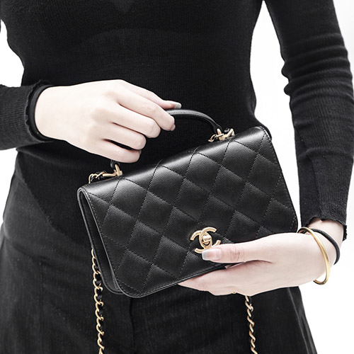 CHANEL 샤넬 23B 플랩 핸들백 AS4284