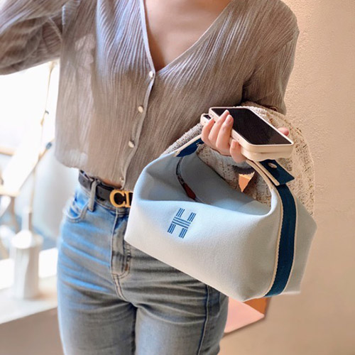 에르메스 브리드 어 브랙 케이스 캔버스 H103351M01 / 21cm / 25cm