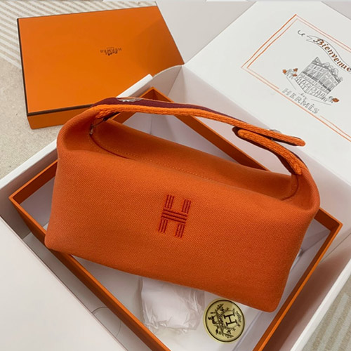 에르메스 브리드 어 브랙 케이스 캔버스 H103351M01 / 21cm / 25cm