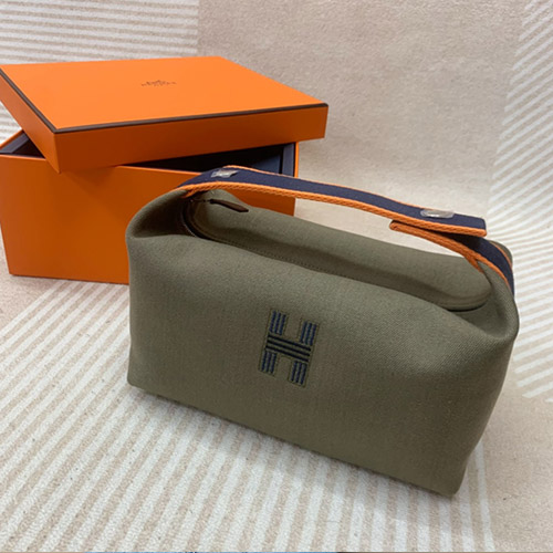 에르메스 브리드 어 브랙 케이스 캔버스 H103351M01 / 21cm / 25cm