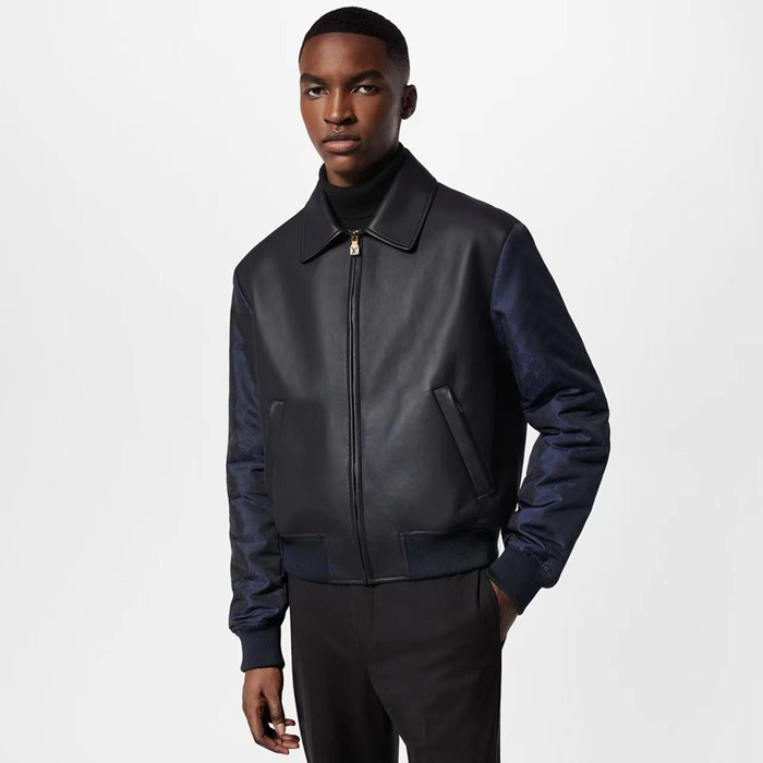 루이비통 남성 가죽 재킷 - Louis vuitton Mens Leather Jacket - lvc8682x