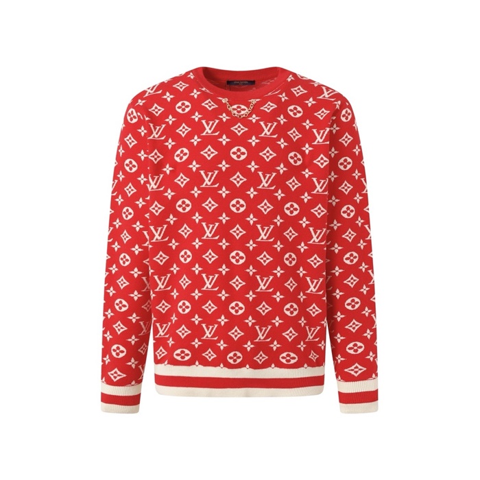 루이비통 남성 라운드 스웨터 - Louis vuitton Mens Round Sweater - lvc8077x