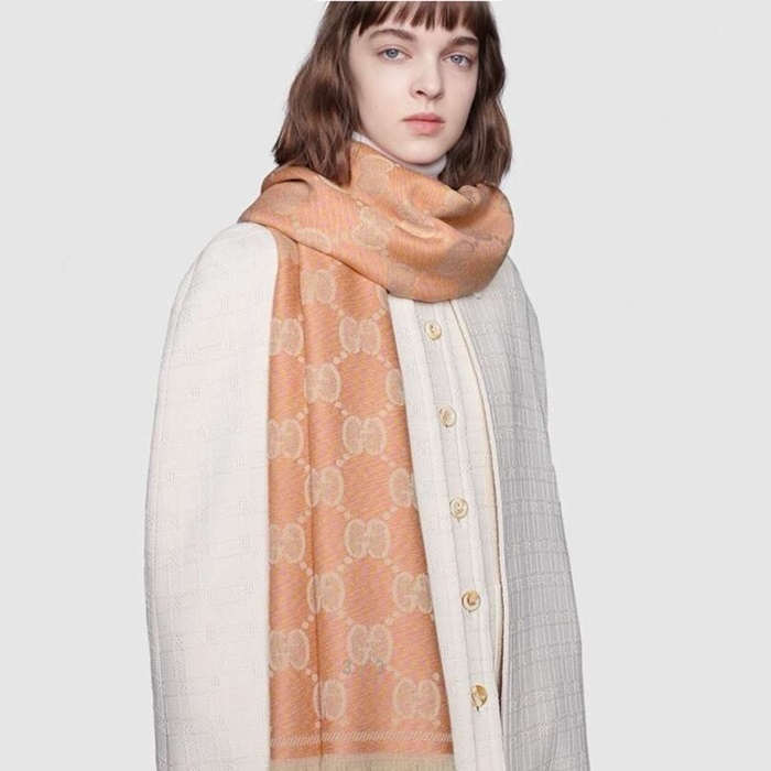 구찌 여성 오렌지 머플러 - Gucci Womens Orange Muffler - acc7774x