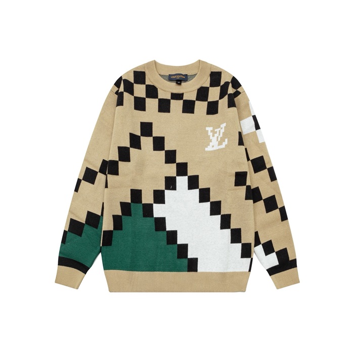 루이비통 남성 라운드 스웨터 - Louis vuitton Mens Round Sweater - lvc7281x