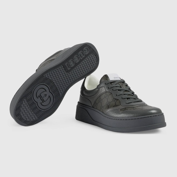 구찌 남/녀 그레이 스니커즈 - Gucci Unisex Gray Sneakers - gus5539x