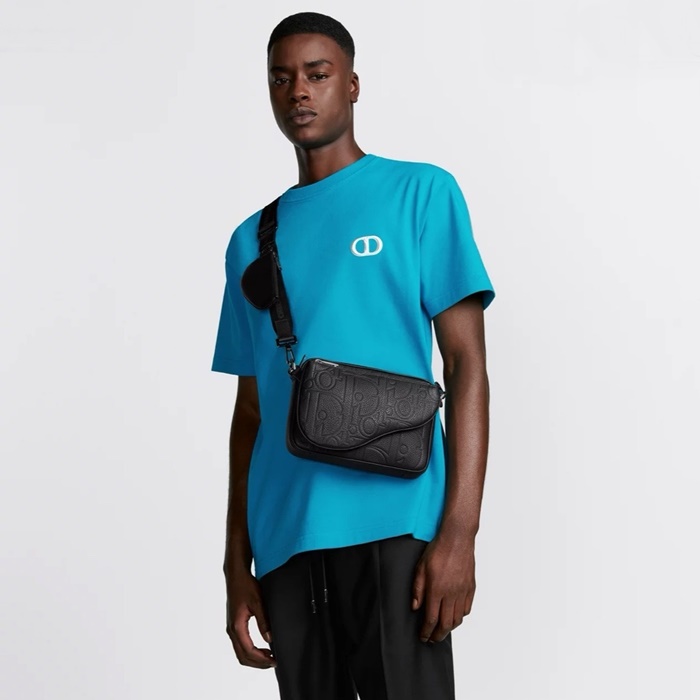 디올 남성 새들 트리플 파우치 - Dior Mens Saddle Bag