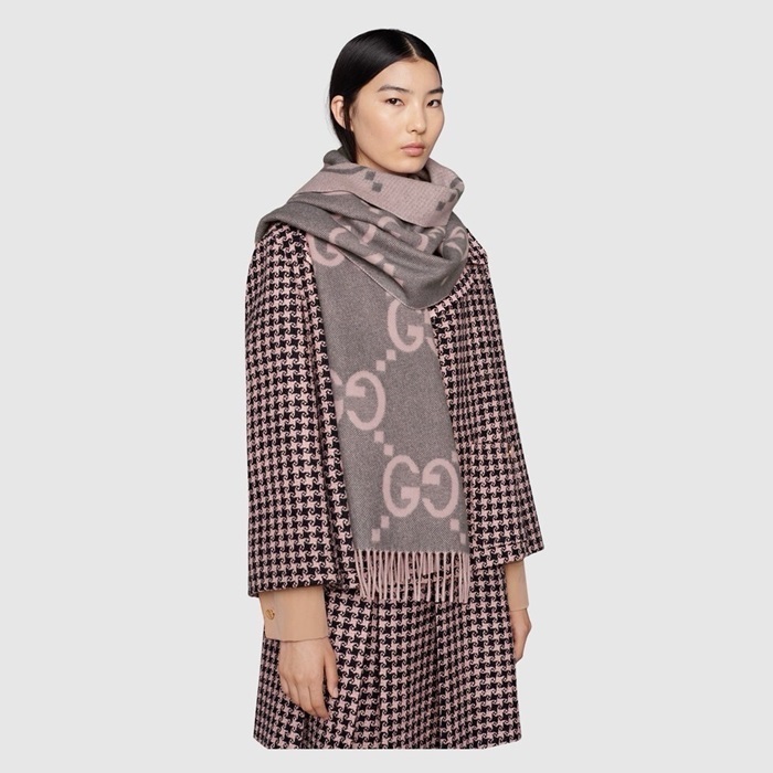 구찌 여성 핑크 머플러 - Gucci Womens Pink Muffler - acc7761x