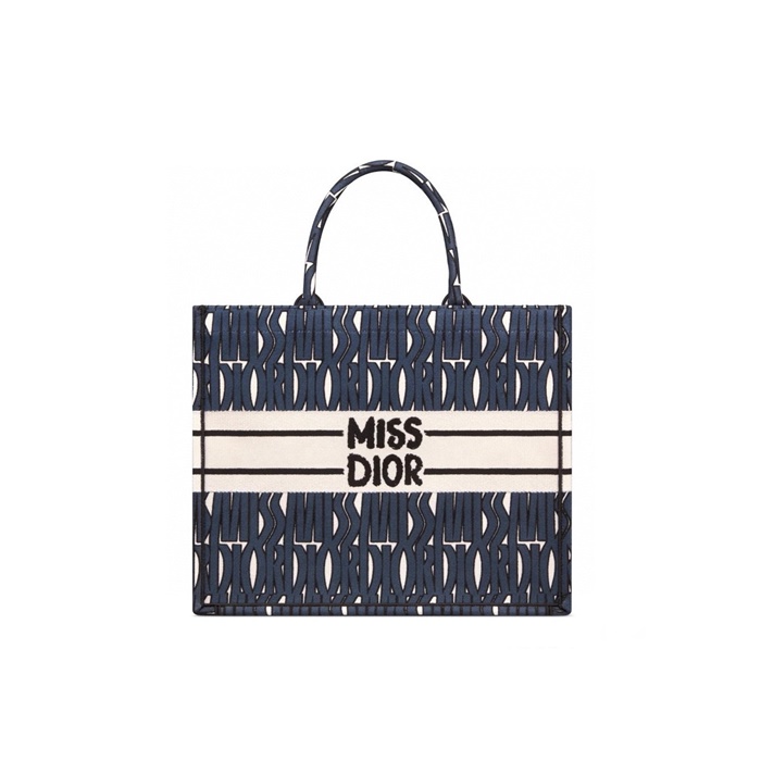 디올 여성 미스 디올 북토트 M1286 - Dior Womens Miss-D Allover BookTote 
