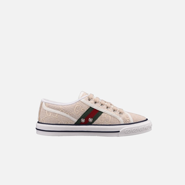 구찌 남/녀 테니스 1977 베이지 스니커즈 【매장-110만원대】 - Gucci Unisex Beige Sneakers - gu5997x