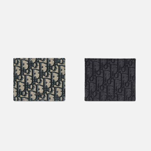 디올 남성 오블리크 컴팩트 반지갑 - Dior Mens Oblique Wallets - di5655x