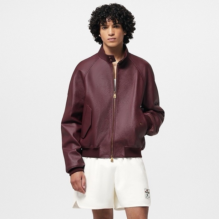 루이비통 남성 가죽 재킷 - Louis vuitton Mens Leather Jacket - lvc7598x