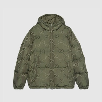 구찌 남/녀 덕다운 그린 패딩 - Gucci Unisex Green Padding - 8502x
