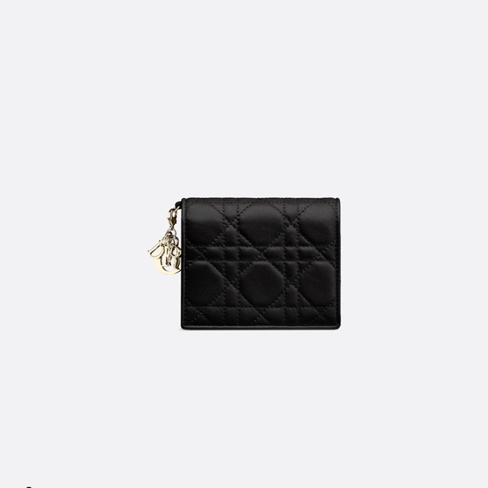 디올 여성 블랙 지갑 - Dior Womens Black Wallet - diw7177x