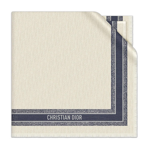 디올 여성 화이트 머플러 - Dior Womens White Muffler - S5337x