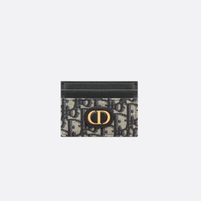 디올 여성 오블리크 카드 지갑 - Dior Womens Navy Card Wallets - di7446x