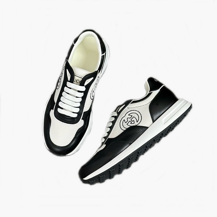 구찌 남성 블랙 스니커즈 - Gucci Mens Black Sneakers - gus7849x