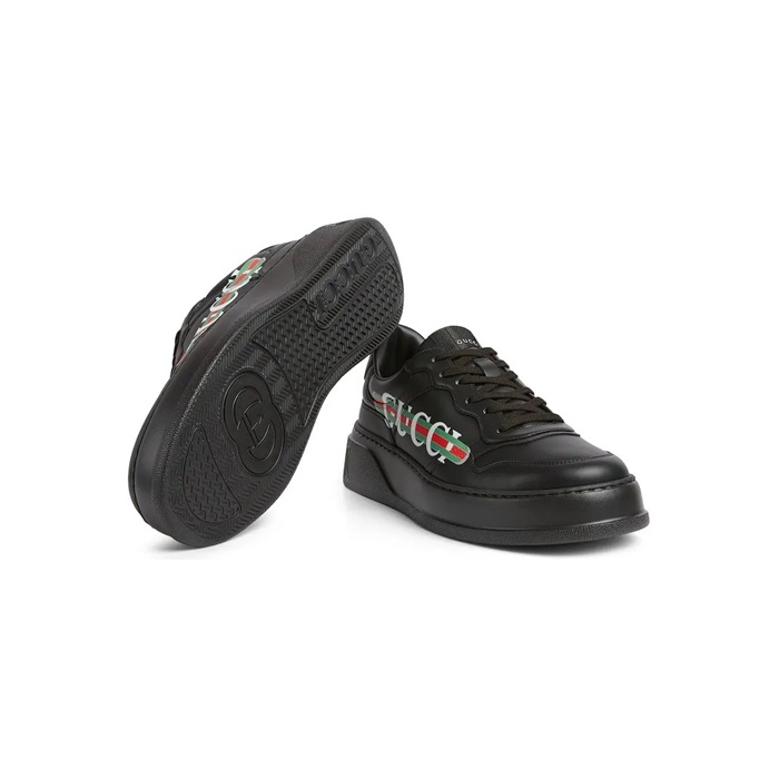 구찌 남성 블랙 스니커즈 - Gucci Mens Black Sneakers - gus7359x