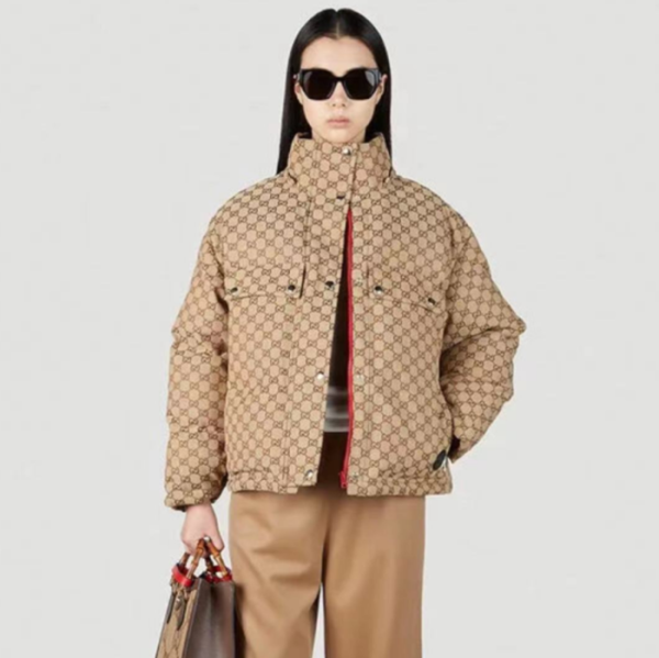구찌 여성 모던 카멜 패딩 - Gucci Womens Camel Padding - 6723x