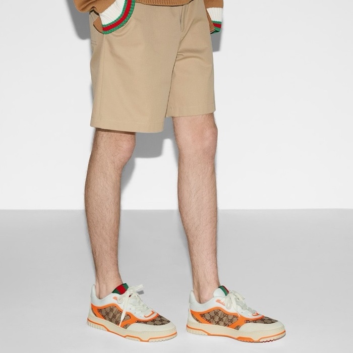 구찌 남성 리웹 스니커즈 - Gucci Mens Re-web Sneakers - gus7561x