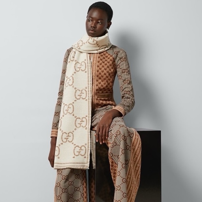 구찌 여성 베이지 머플러 - Gucci Womens Beige Muffler - acc7766x