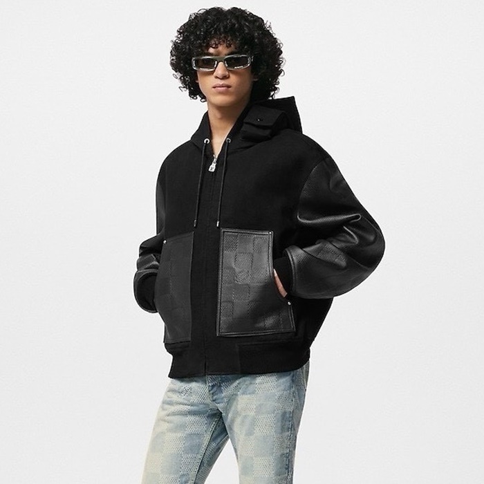 루이비통 남성 가죽 재킷 - Louis vuitton Mens Leather Jacket - lvc7914x