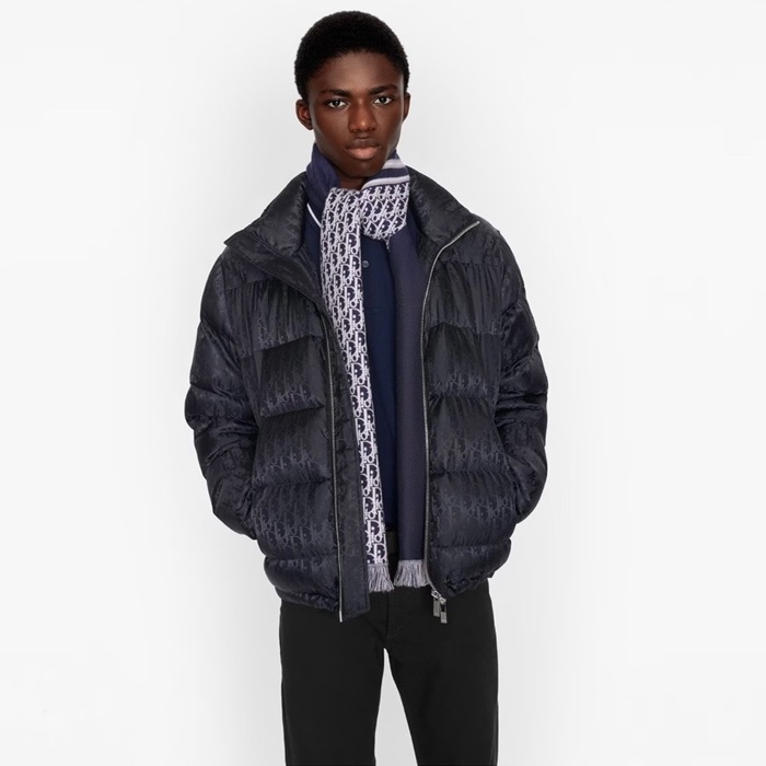 디올 남성 오블리크 머플러 - Dior Mens Oblique Muffler - acc5399x