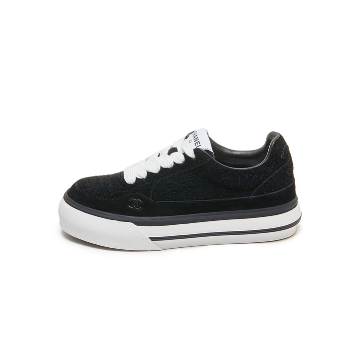 샤넬 여성 블랙 스니커즈 - Chanel Womens Black Sneakers - chs7378x