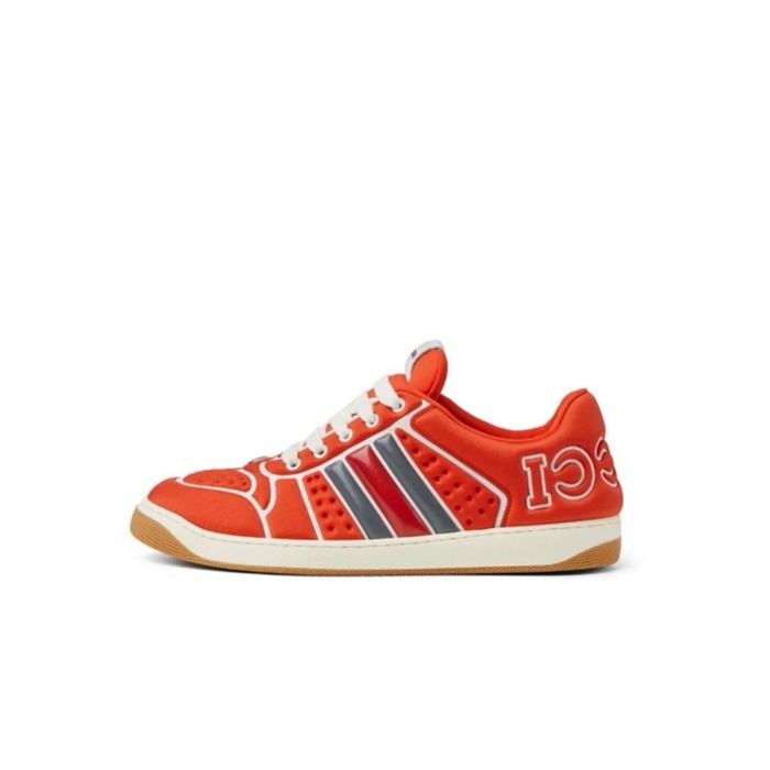 구찌 남성 오렌지 스니커즈 - Gucci Mens Screener Sneakers - gus7743x