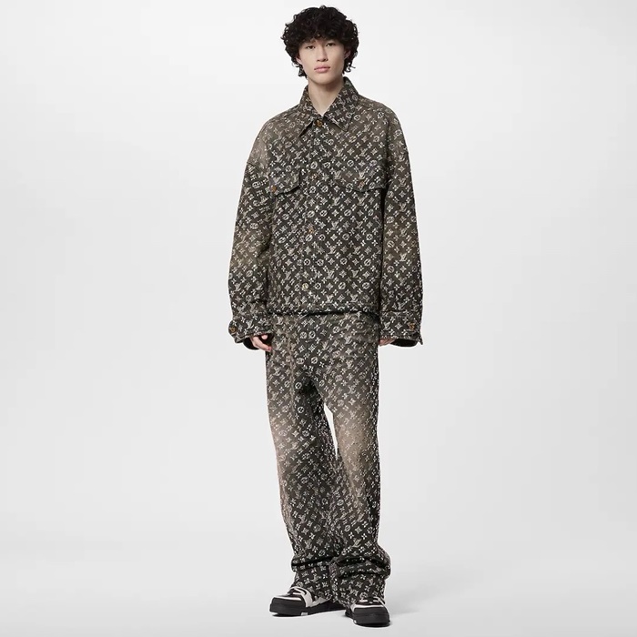 루이비통 남성 데님 재킷 - Louis vuitton Mens Denim Jacket - lvc7801x