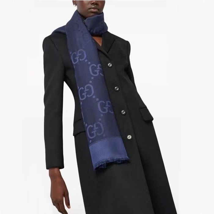 구찌 여성 블루 스카프 - Gucci Womens Blue Scarf - acc7713x