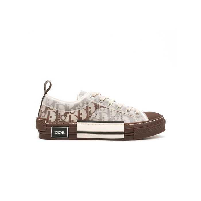 디올 남성 B23 로우탑 오블리크 캔버스 커피 스니커즈 【매장-180만원대】 - Dior Mens Brown Sneakers - di5721x