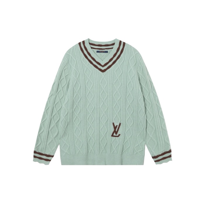 루이비통 남성 브이넥 스웨터 - Louis vuitton Mens V-neck Sweater - lvc7667x