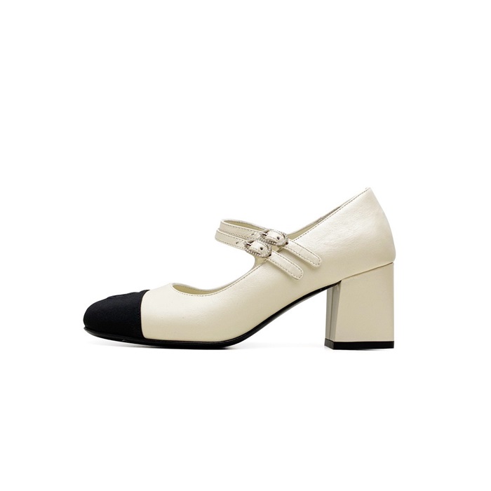 샤넬 여성 메리 제인 구두 - Chanel Womens White Shoes - chs7941x