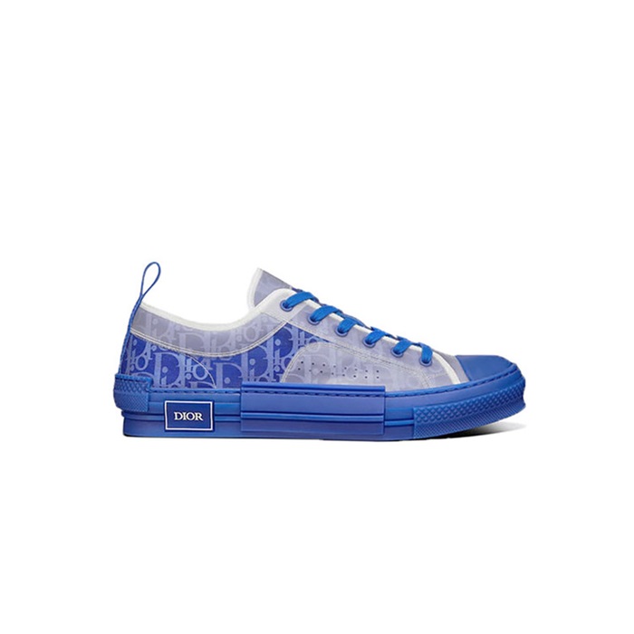 디올 남성 B23 로우탑 오블리크 캔버스 블루 스니커즈 【매장-180만원대】 - Dior Mens White Sneakers - di5719x