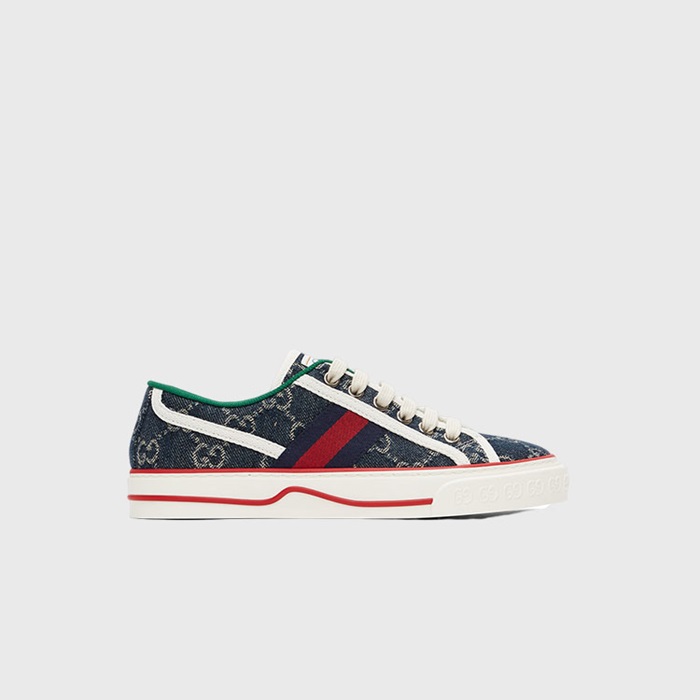 구찌 여성 블루 테니스 1977 스니커즈 【매장-140만원대】 - Gucci Womens Blue Sneakers - gu5050x