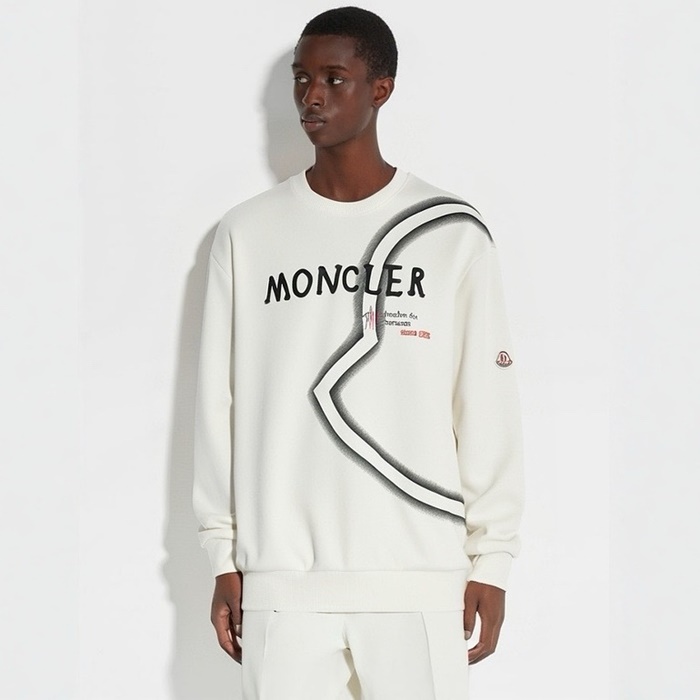 몽클레어 남성 크루넥 맨투맨 - Moncler Mens Round Tshirt - moc3201x