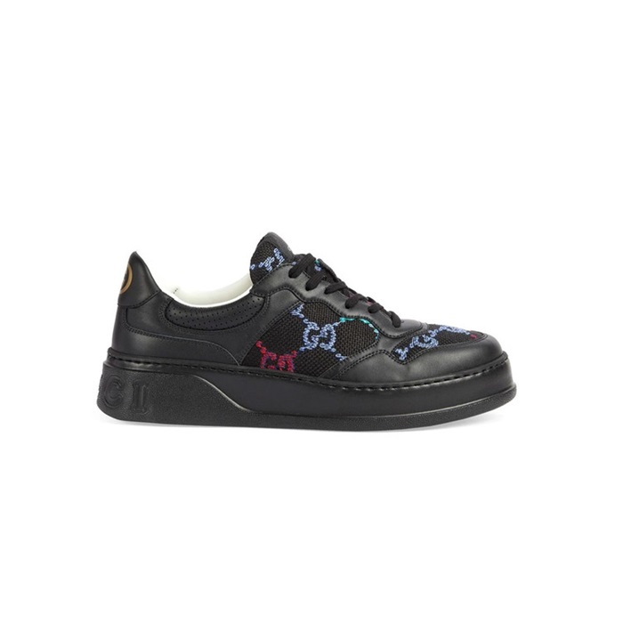 구찌 남/녀 GG 블랙 스니커즈 【매장-140만원대】 - Gucci Unisex Black Sneakers - gu5026x