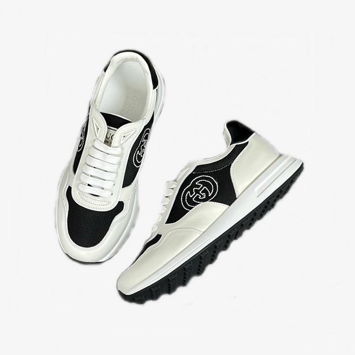 구찌 남성 블랙 스니커즈 - Gucci Mens Black Sneakers - gus7851x