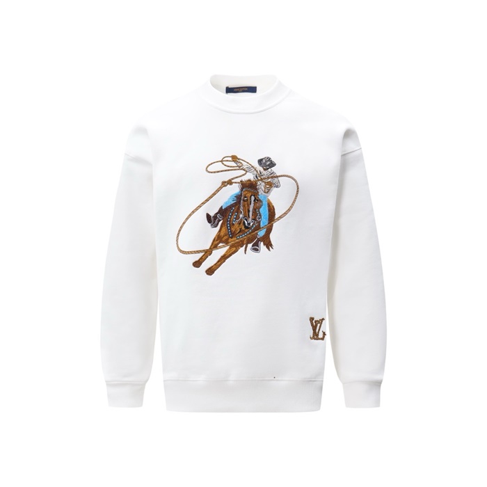 루이비통 남성 라운드 맨투맨 - Louis vuitton Mens Round Tshirt - lvc5417x
