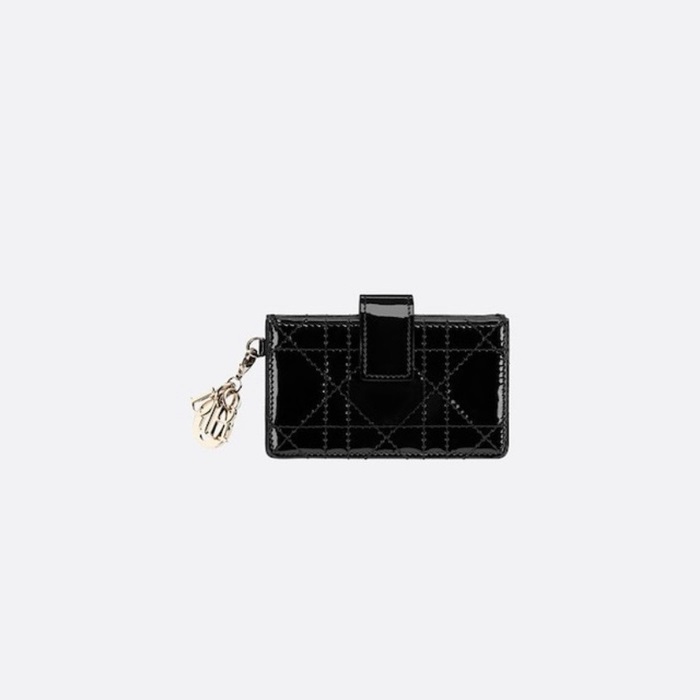 디올 여성 블랙 카드 지갑 - Dior Womens Black Card Wallets - diw7036x