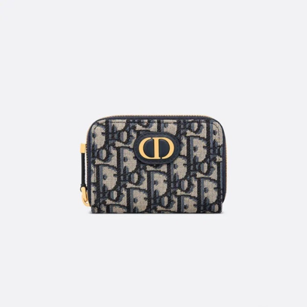 디올 여성 네이비 오블리크 지갑 - Dior Womens Navy Wallets - di7445x