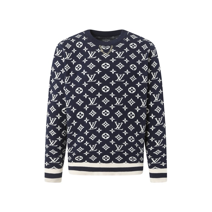 루이비통 남성 라운드 스웨터 - Louis vuitton Mens Round Sweater - lvc7076x