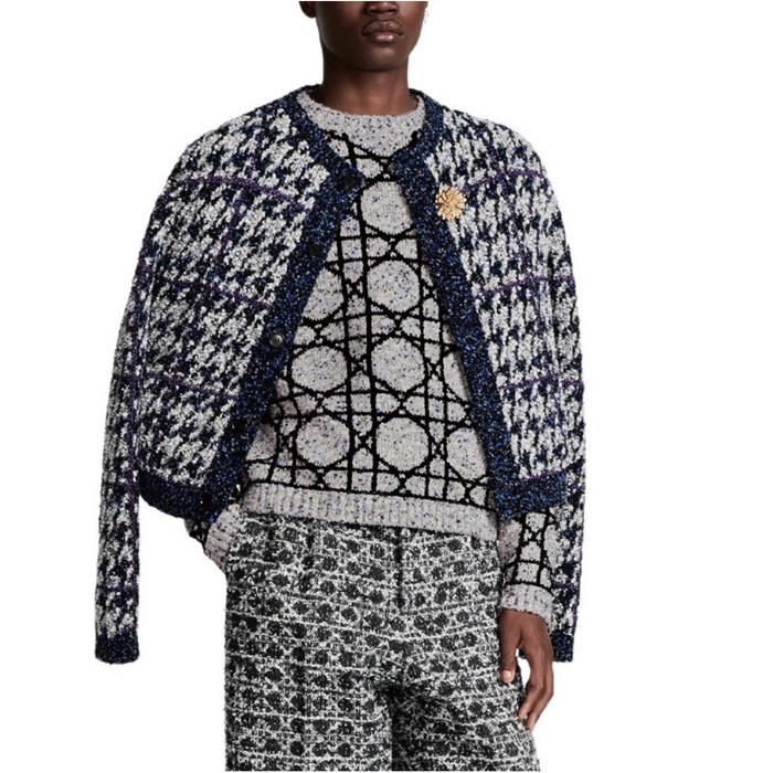 디올 남성 라운드 가디건 - Dior Mens Round Cardigan - dic9282x