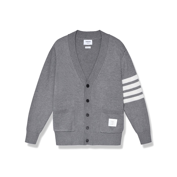 톰브라운 남성 브이넥 가디건 - Thom Browne Mens V-neck Cardigan - thc7072x