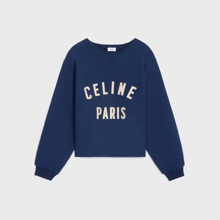 셀린느 여성 라운드 맨투맨 - Celine Womens Round Tshirts - cec7464x
