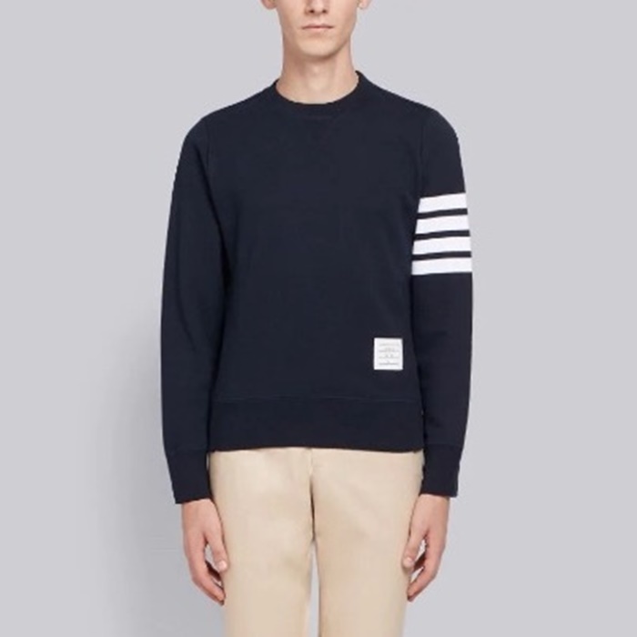 톰브라운 남성 라운드 맨투맨 - Thom Browne Mens Round Tshirts - thc7327x